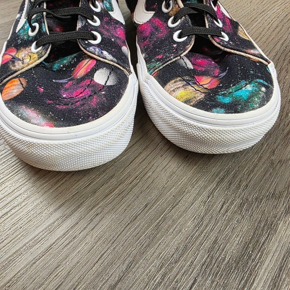 Vans SK8 Hi Tops Galaxy Print Sneakers Size 7.5 - Picture 2 of 10